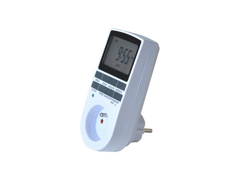 Spínací hodiny digitální týdenní (7-denní) Geti GDT02