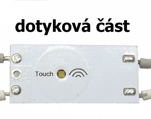 GT8A LED vypínač a stmívač pod sklo