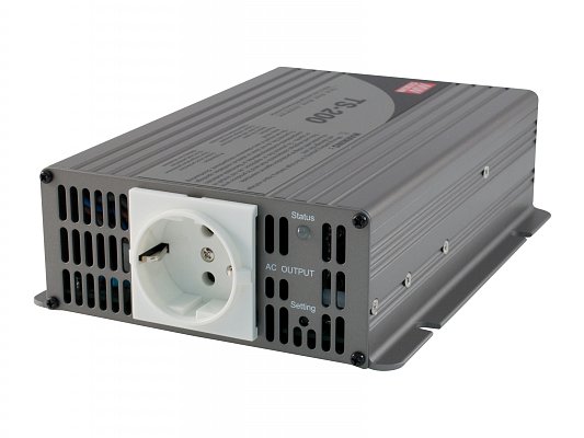Měnič 12/230V 200W - čistý sinus MEAN WELL TS-200-212B (TS-200-212B)