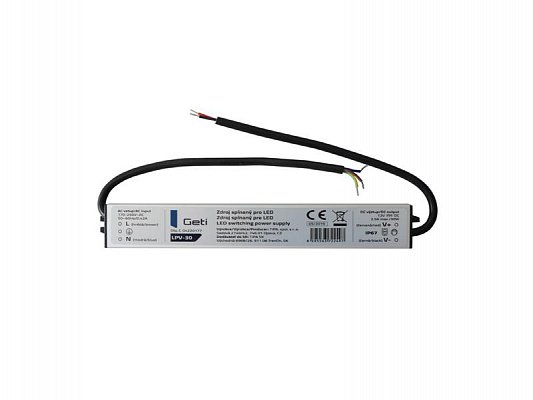 Zdroj spínaný pro LED 12V/ 30W Geti LPV-30