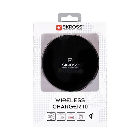 Bezdrátová nabíječka SKROSS Wireless Charger 10, Qi technologie 10W DC54 (DC54)