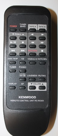 Kenwood RC-R0300 RC-R0301 KRA3080  náhradní dálkový ovladač se stejným popisem