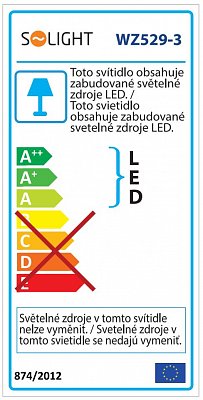 LED žárovka pack E27 10W 3000K teplá bílá kulatá WZ529-3 (WZ529-3)