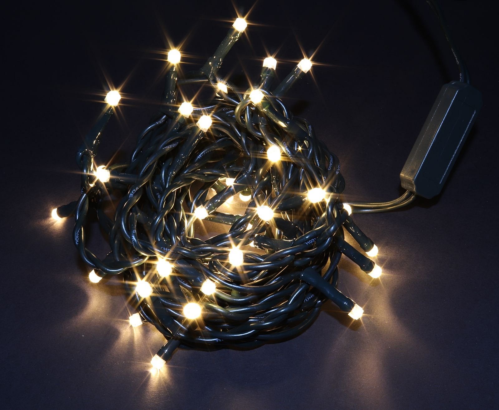 Vánoční řetěz 50 LED; teplé bílé; délka 4m; vnitřní (V50WW)