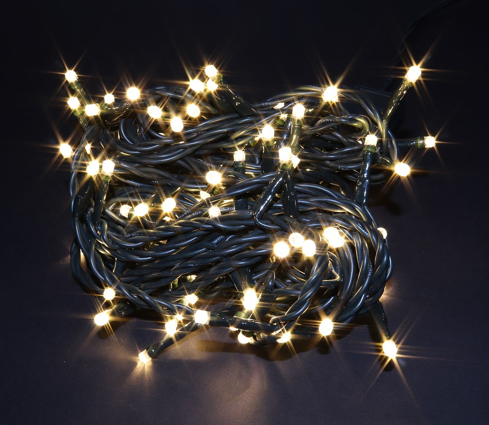 Vánoční řetěz 100 LED; teplé bílé; délka 8m; vnitřní (V100WW)
