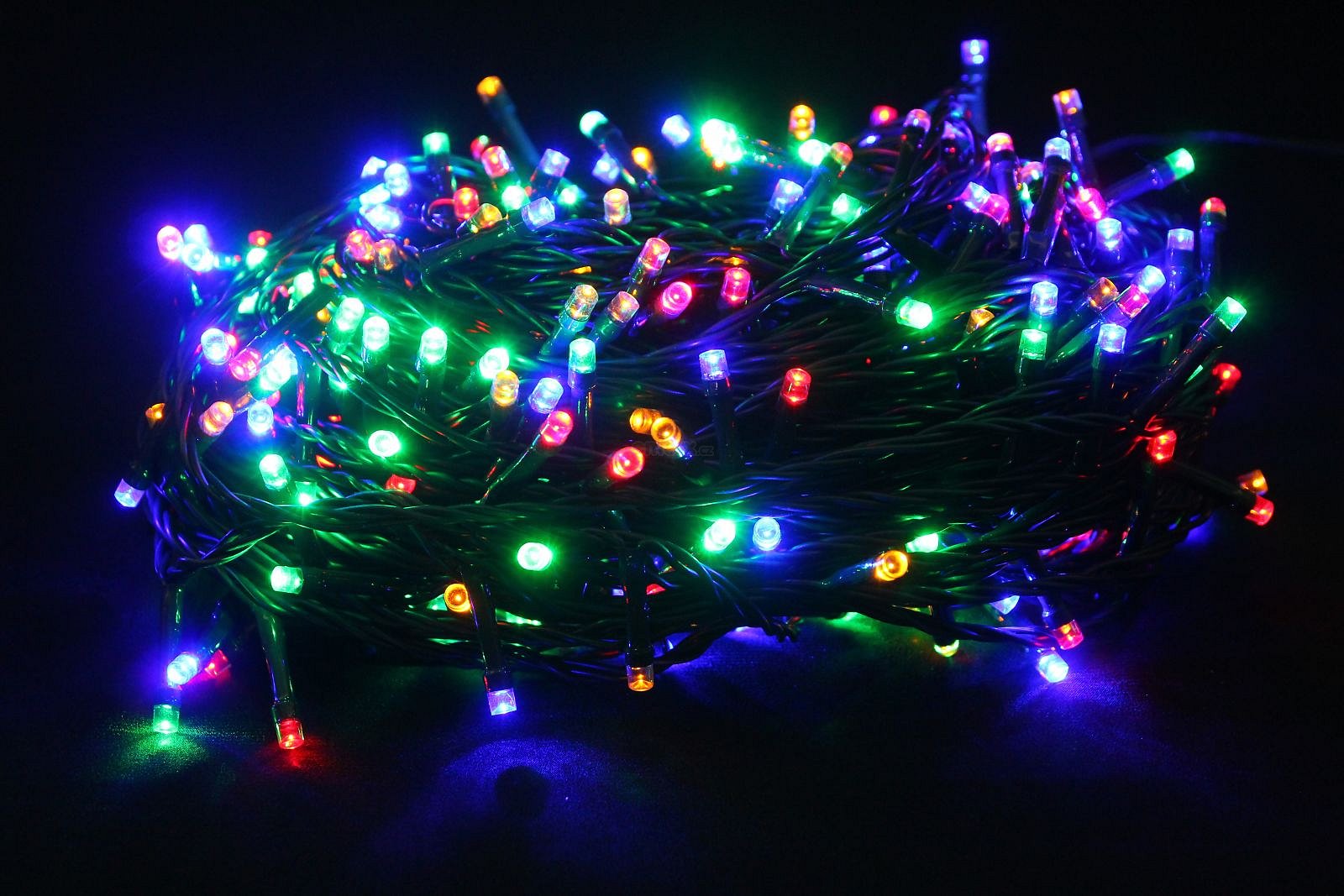 Vánoční řetěz 320 LED, barevné, délka 32 m, venkovní (T320M)