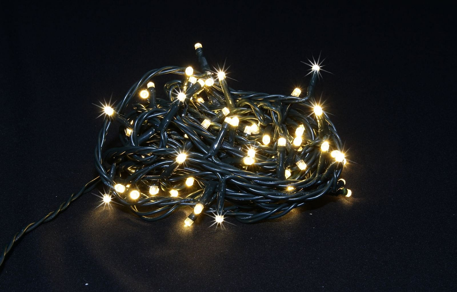 Vánoční řetěz 100 LED, teplé bílé, 10m, každá desátá blikající, venkovní (TDL100/10WW)