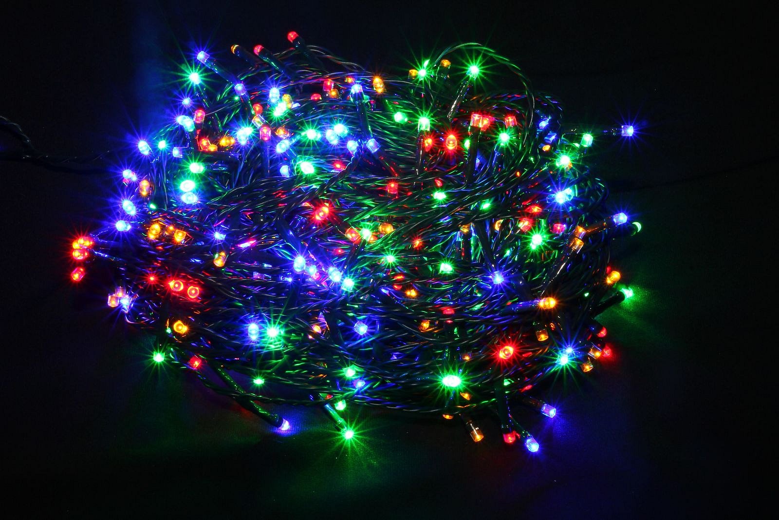 Vánoční řetěz 180 LED, 18m, barevné, venkovní (T180M)
