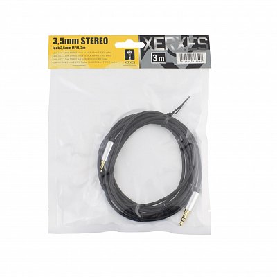 Propojovací kabel Jack 3,5mm M/M, 3m (HS-702-3)