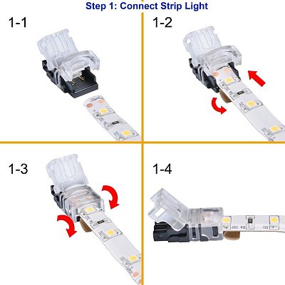 Kabelová propojka 2-Pin 8 mm IP65 (SE-8MM-2PIN-IP65)