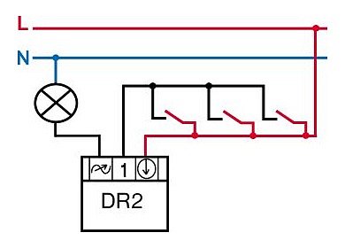 Dotykový regulátor osvětlení ELEKTROBOCK DR2-S