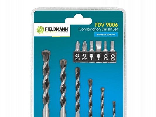 Sada 12ks vrtáky/bity FIELDMANN FDV 9006