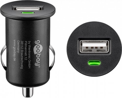 Napájecí adaptér do autozásuvky USB POWERADAPTOR 1A