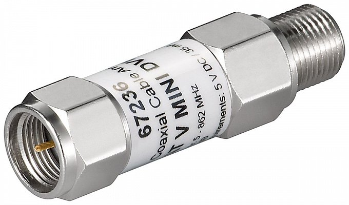 Anténní zesilovač širokopásmový F VZ 18dB