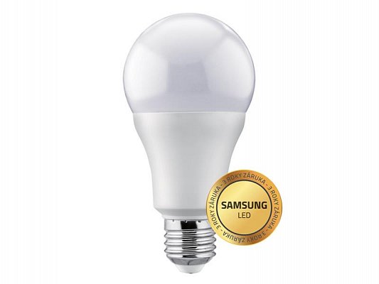 Žárovka LED E27 15W A65 bílá teplá Geti, SAMSUNG čip