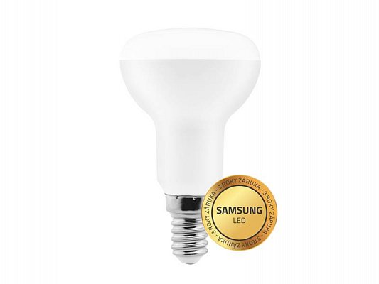 Žárovka LED E14 5W R50 bílá teplá Geti, SAMSUNG čip