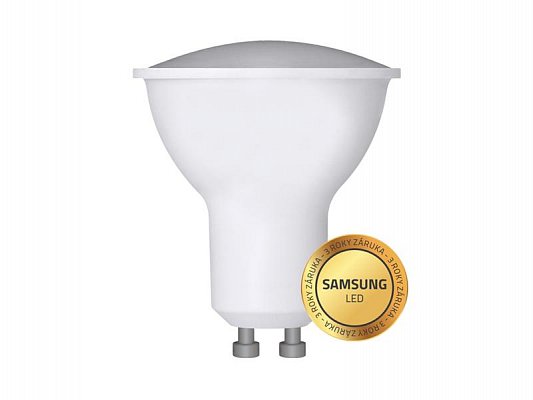 Žárovka LED GU10 6W bílá přírodní Geti, SAMSUNG čip