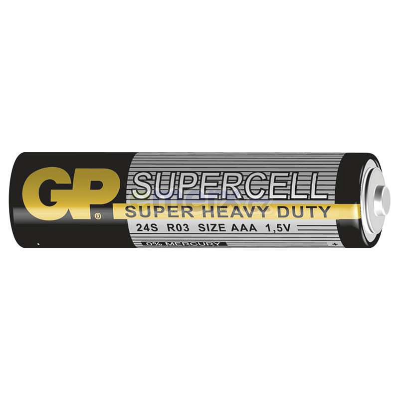 Baterie GP Supercell R03 (AAA), 2 ks ve fólii