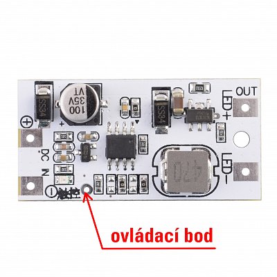 LED stmívač do profilu 20mm, 9-24VDC TG45 - modul