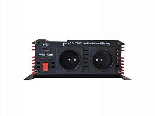 Měnič napětí Geti GPI 1612 12V/230V 1600W USB