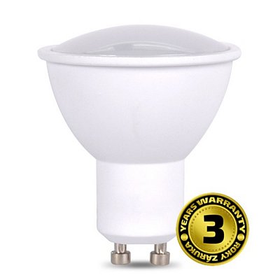 LED žárovka GU10, 5W, 230VAC, teplá bílá 3000K, 400lm WZ316A (WZ316A)