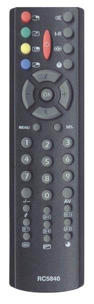 Ovp RC5841 replacement remote control with the same description RC5840