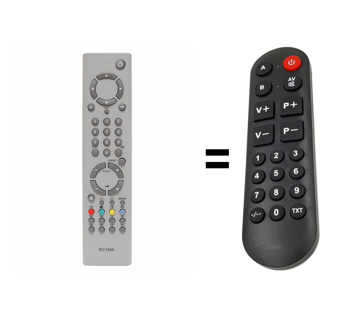 Replacement Remote Control For Lcd Tv Hyundai Hlh-32715 Hlh-26715 Hlt-2601 For 11.2 € - Tv Hyundai | Emerx.eu