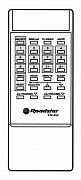Roadstar CTV552E, CTV552EK, CTV552EX, CTV552XL náhradní dálkový ovladač jiného vzhledu.