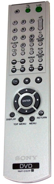 Sony RMT-D166P, RMT-D141P náhradní dálkový ovladač jiného vzhledu.