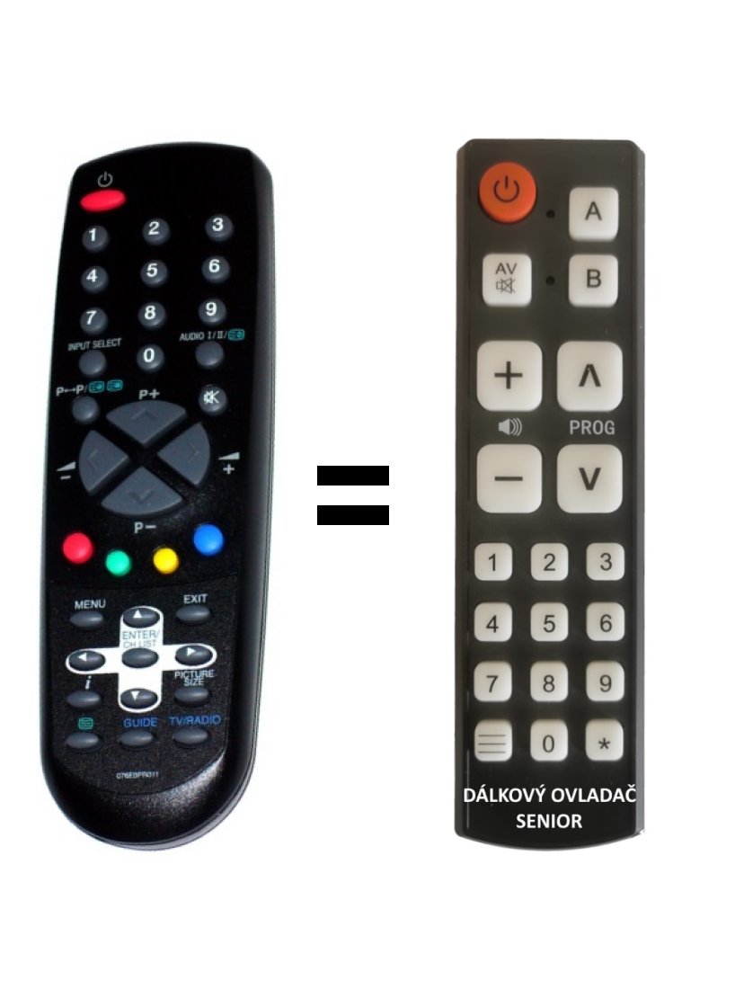 Orion TV32LF20D replacement remote control for seniors