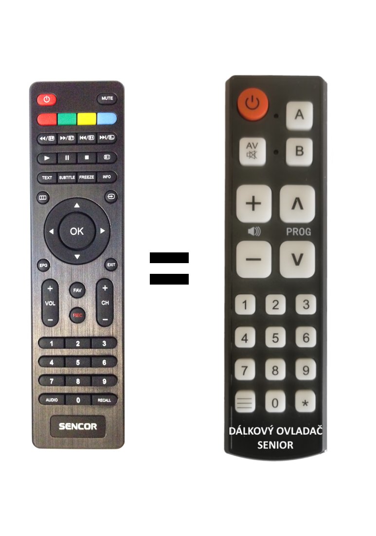 Smartbook SBTV40 replacement remote control for seniors