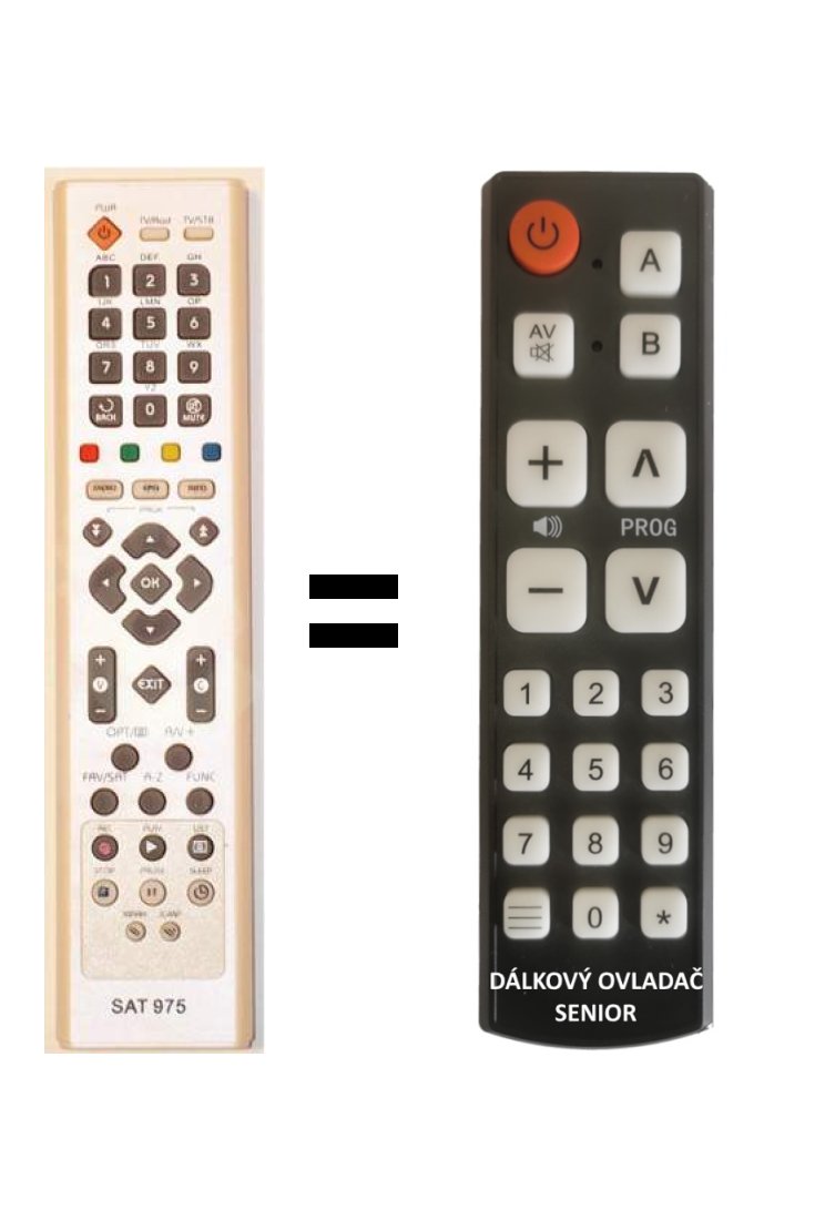 Opensat X9000HDCI replacement remote control for seniors.