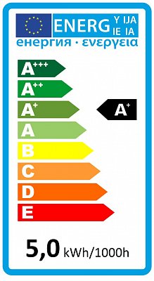 LED žárovka GU10, 5W, 230VAC, teplá bílá 2700K, 350lm LZV-027 (LZV-027)