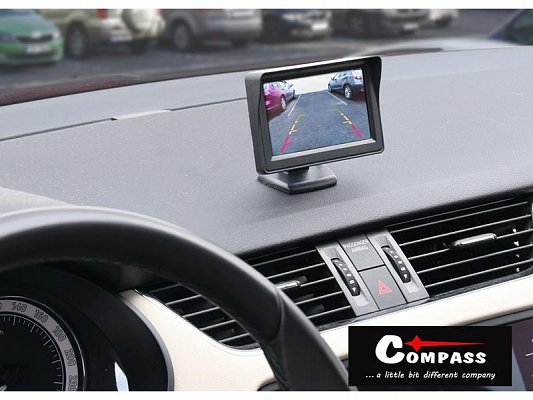 Displej LCD COMPASS 33397 pro parkovací kameru