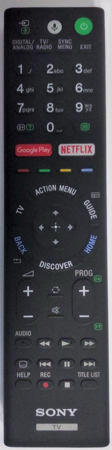 Originální dálkový ovladač Sony RMF-TX200E byl nahrazen RMF-TX201ES