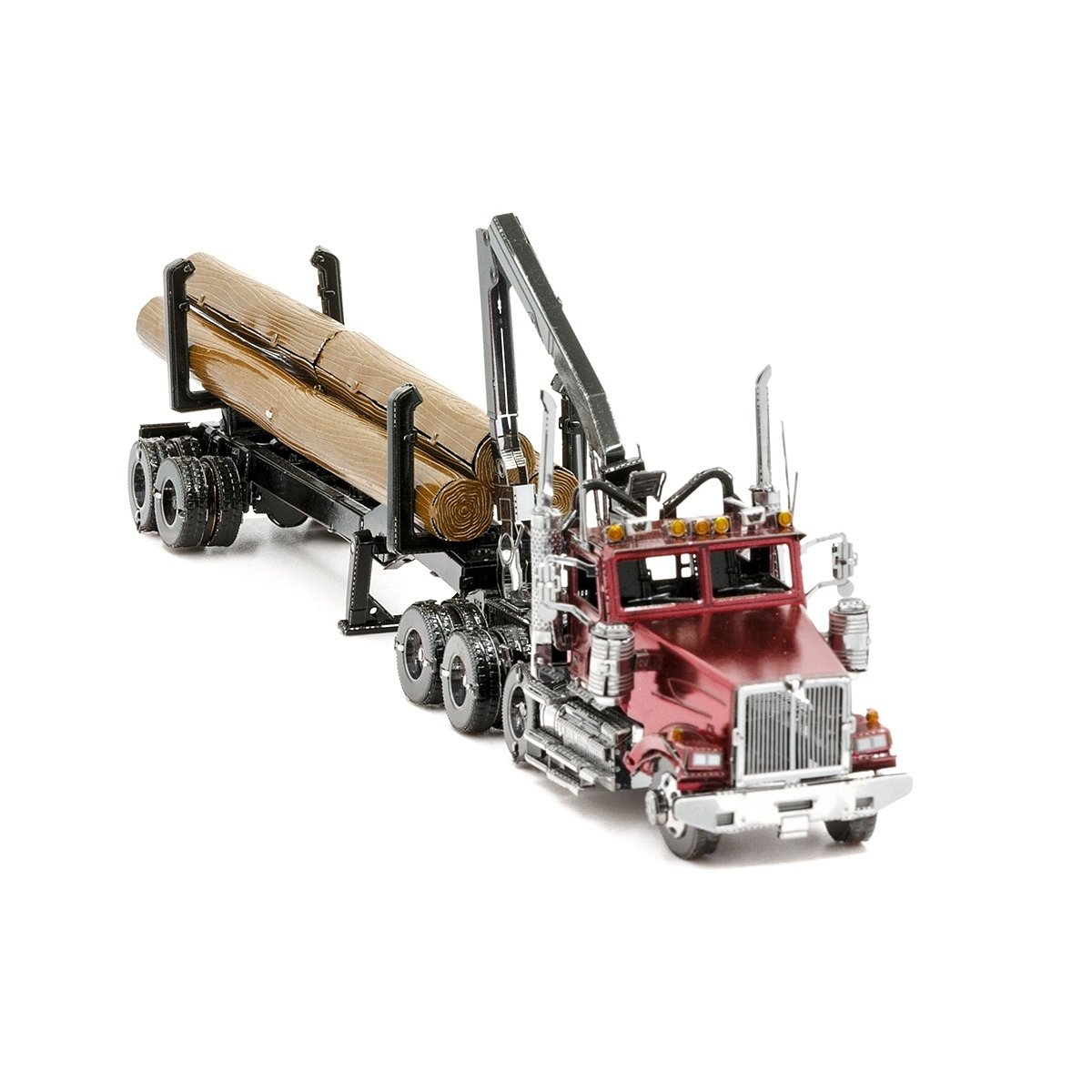 Stavebnice kovového modelu Metal Earth ICX136 Iconx western star 4900 log trruck & trailer (032309014297)