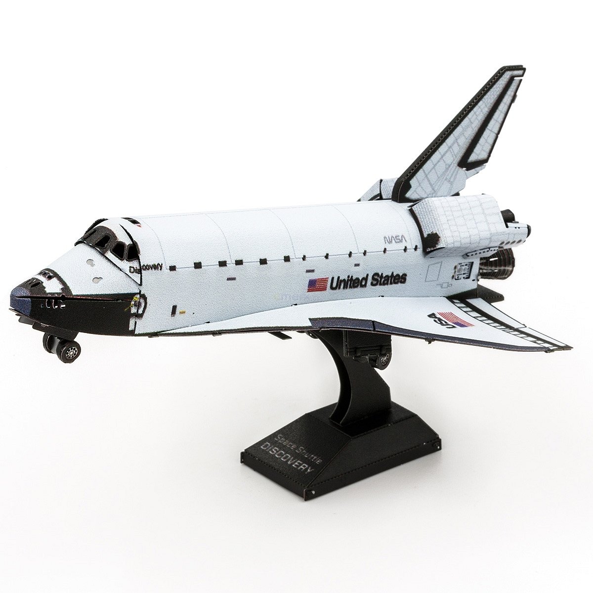 Kovový model Metal Earth MMS211 Space shuttle Discovery (032309012118)