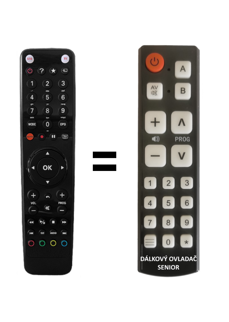 O2 RC2424524 / 03 replacement remote control for seniors.