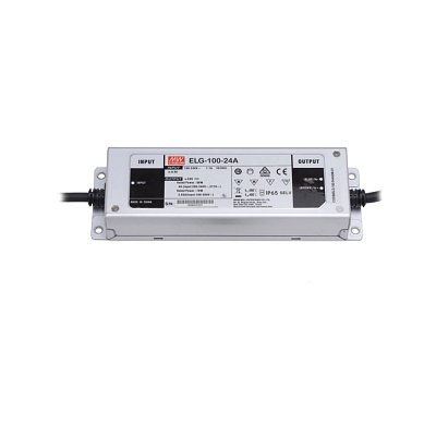 Spínaný zdroj konstantního napětí, IP67, 96W, 24V/4A DC (ELG-100-24B-3Y)