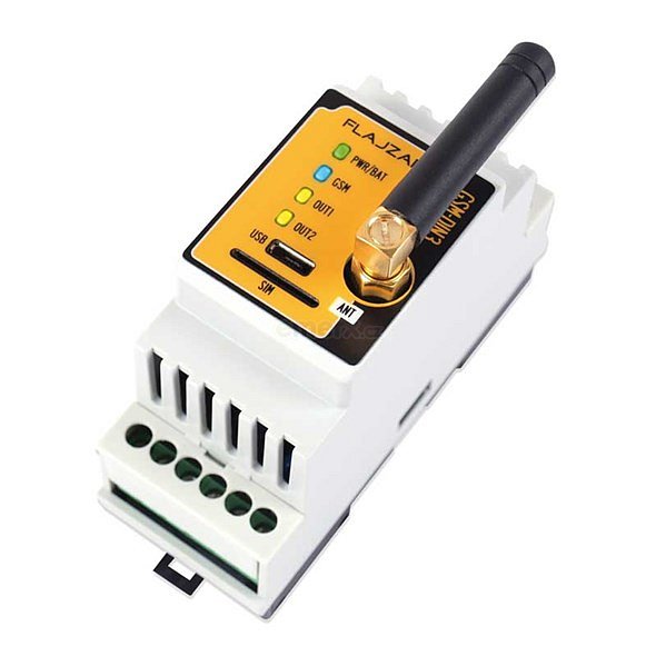 GSM ovládání na DIN lištu GSM-DIN3B + SIM karta (GSM-DIN3B)