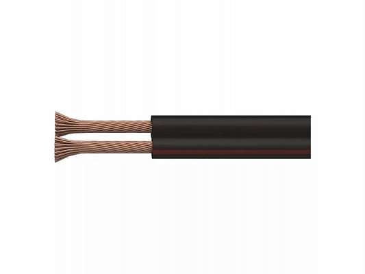 Dvojlinka nestíněná 2x0,75mm černo/rudá, 100m