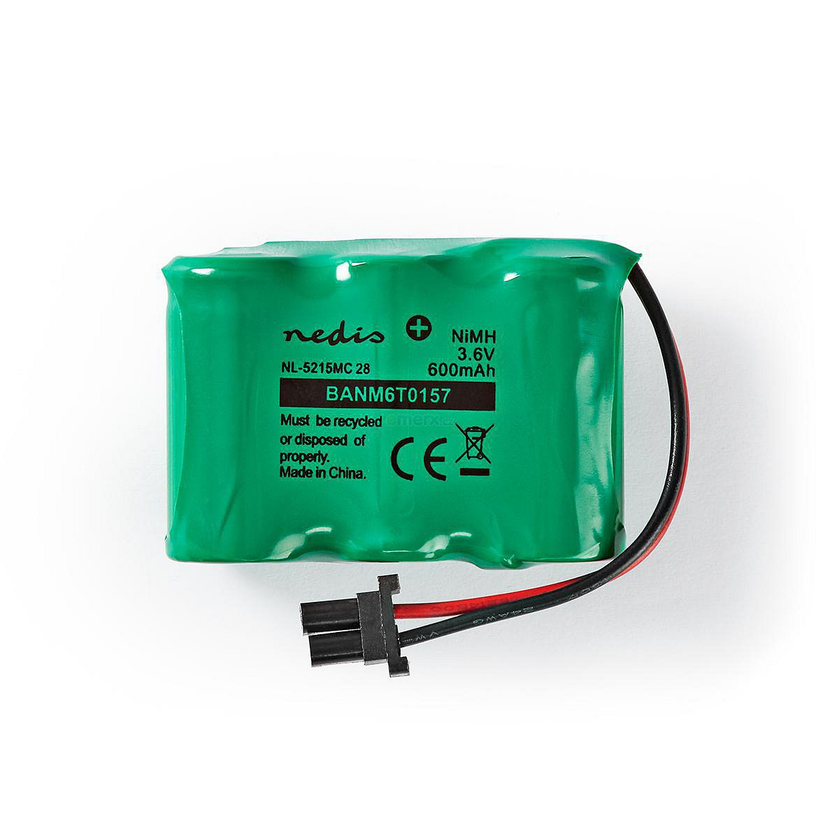 Nikl-metal hydridový akupack 3,6V, 600 mAh, 3x2/3 AA (BANM6T0157)