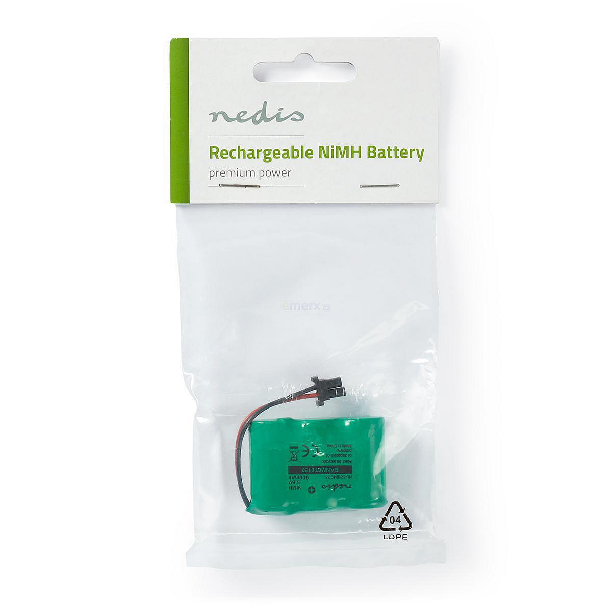 Akupack 3x2/3AA NiMH 3,6V 600mAh (BANM6T0157)
