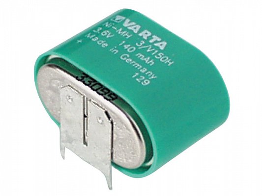 Akumulátor do DPS Varta NiMH 3,6V 140mAh (55615303059)