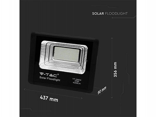 Svítidlo solární V-TAC VT-60W 20W