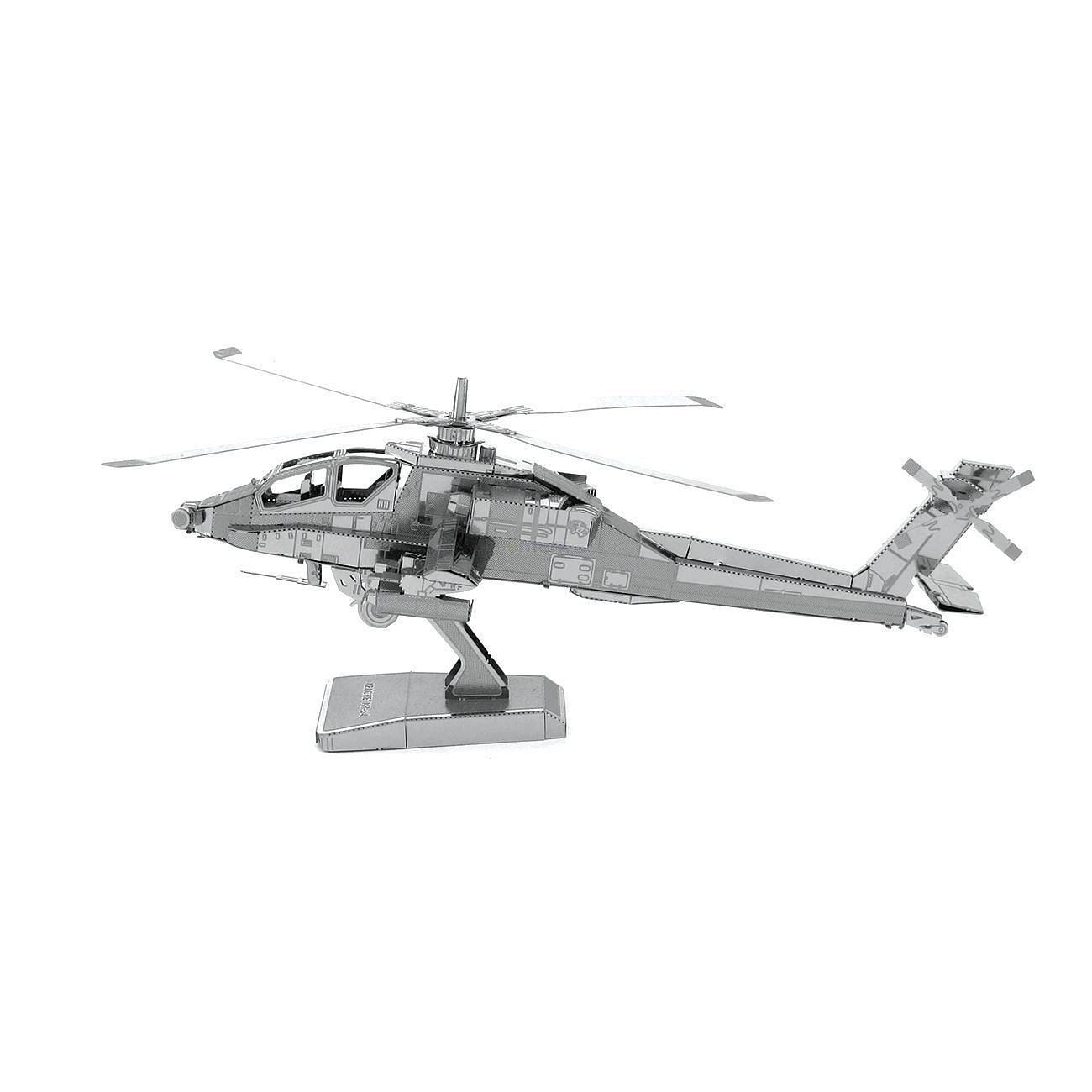 Stavebnice kovového modelu Metal Earth MMS083 AH-64 Apache (032309010831)
