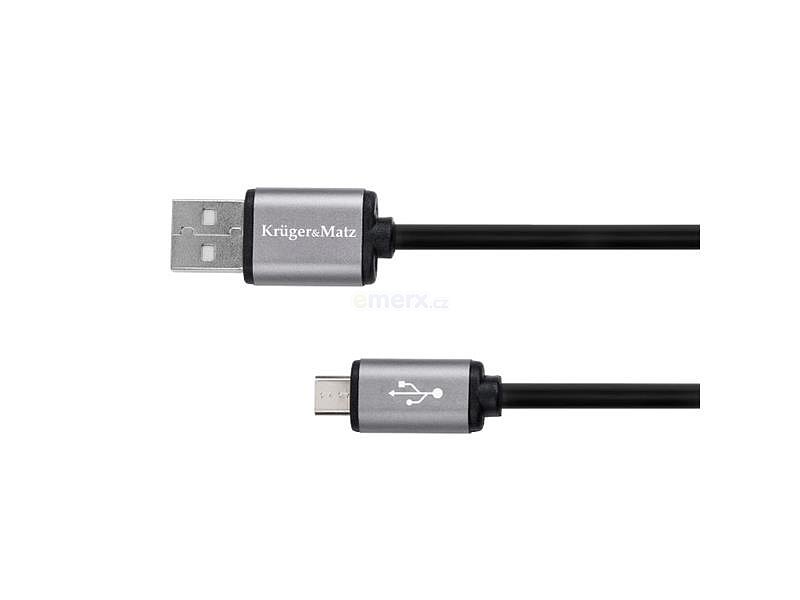 Kabel KRUGER & MATZ KM1234 USB - micro USB kabel 0,2m