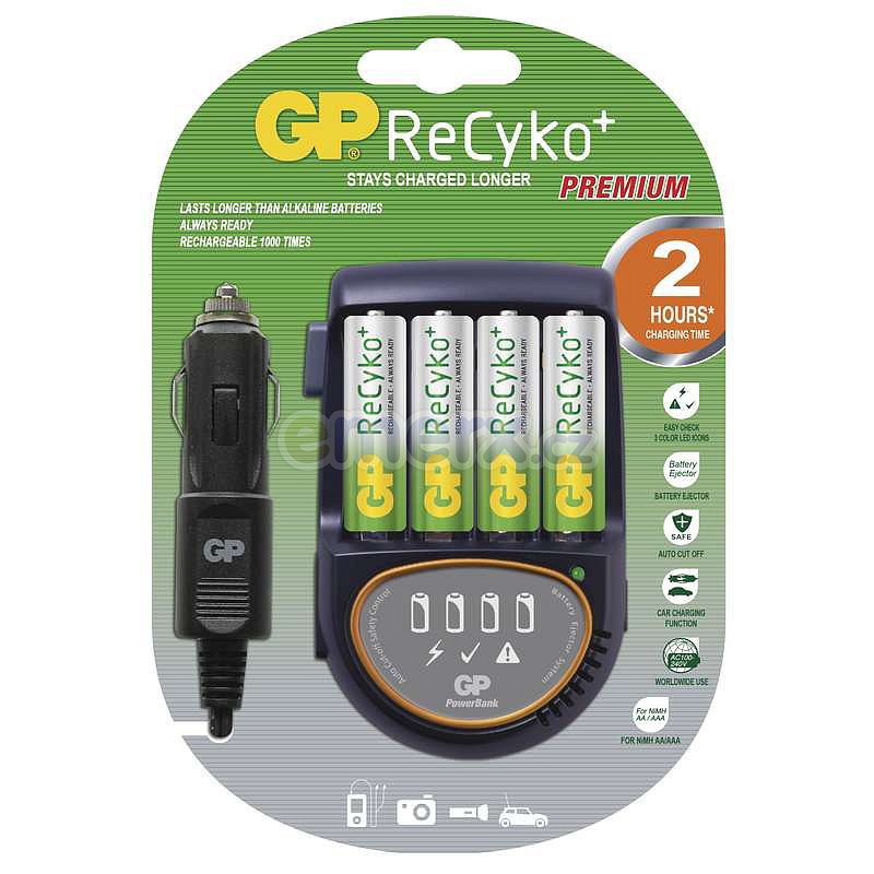 GP nabíječka baterií PB50 + 4AA ReCyko