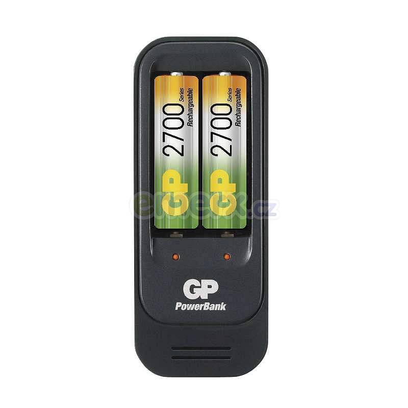 GP nabíječka baterií PB560 + 2AA NiMH2700