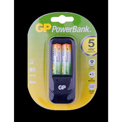 GP nabíječka baterií PB560 + 2AA NiMH2700